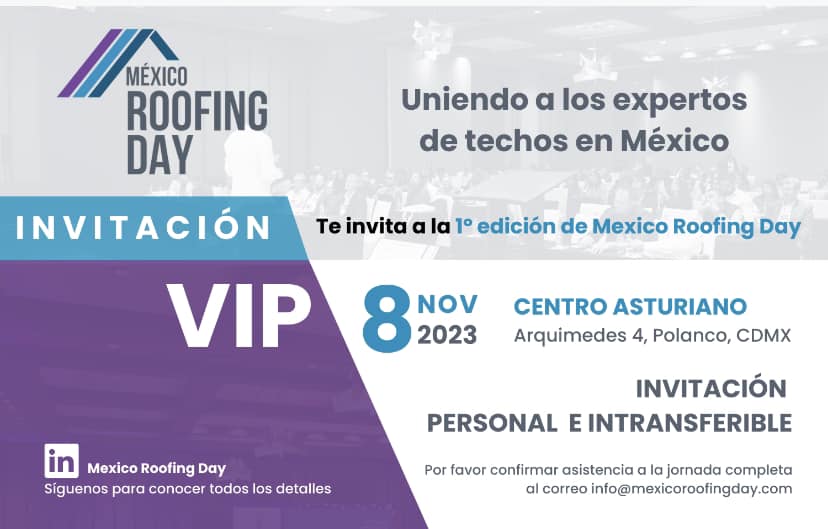 Participacion de Imper Payset en actualizaciones en eventos y feria Mexico Roofing Day